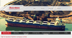 Desktop Screenshot of aberdeen-maritime.com